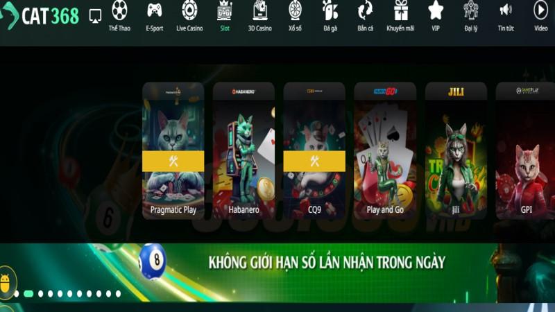Liên kết cùng 6 nhà cung cấp game