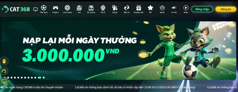 Giới thiệu về nhà cái CAT368