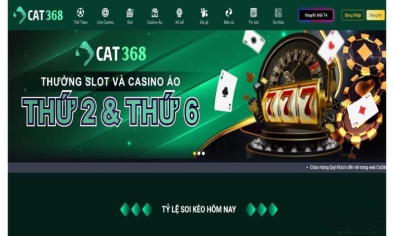 Cá cược an toàn tại nhà cái Cat368.